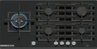 BoschPRS9A6H40 Serie 8 Gaskochfeld, 90 cm breit, Hartglas, TouchControl, FlameSelect,
