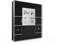 MDT KNX Glas Raumtemperaturregler Smart mit Farbdisplay, schwarz (SCN-RTRGS.02S)
