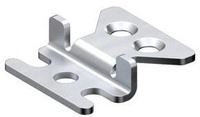 Rittal SZ 2433.000 Wandbefestigungshalter, Edelstahl, 1.4301, Wandabstand 10 mm, 1