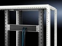 Rittal DK 5302.202 Kabeldurchf&uuml;hrungs-Panel, mit B&uuml;rstenleiste, 1 HE, 482,6 mm