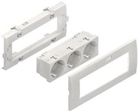 Kleinhuis KES-3.3.3 3-fach Steckdoseneinheit, vorkonfektioniert, NV=250V/16A,