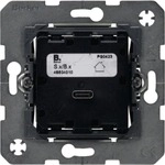 Berker 48604010 USB-C PD Power Modul, Ladedose, 65W, S/B
