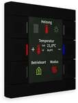 MDT Smart 86 KNX Taster, Farbdisplay, Kunststoff, schwarz matt (BE-TAS8606.02)