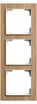 Busch-Jaeger 1723-4083 Abdeckrahmen, art linear, 3-fach, Holz Eiche (2CKA001754A4889)