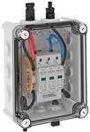 OBO Bettermann Generatoranschlusskasten Typ 2 mit MC4-Stecker f&uuml;r 1 x 1 String
