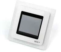 Devi DEVIregTouch, UP Uhren-Thermostat, 16A, 230V, mit Rahmen, polarwei&szlig; (140F107)