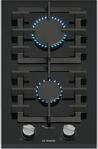Bosch PRB3A6I40 Serie 8 Domino Gaskochfeld, 30 cm breit, Glaskeramik, 1 Hand