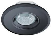 Esylux PD-FLAT 360i/8 ROUND BLACK KNX Decken-Pr&auml;senzmelder, 360&deg;, &Oslash; 8m Reichweite,