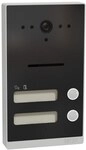 Ritto Listo TwinBus IP T&uuml;rstation, 2 Wohneinheiten, Aufputz, Grau (RGE2015220)
