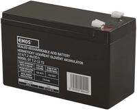 EMOS ACCU.SLA 12V 7.2AH FAST.6.3 MM Wartungsfreier Blei-Akku 12 V/7,2 Ah,...