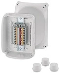 Hensel DK 1610 P Kabelabzweigkasten 0,5-10qmm 3 phasig 5polige Klemme, grau (6763132)