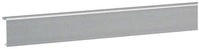Hager SL200552D1 Sockelleistenkanal-Oberteil PVC zu SL 20x55 mm, Aluminium