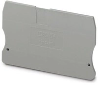 Phoenix Contact D-ST 10 Deckel f&uuml;r Reihenklemmen, 71,5x2,2x49,9 mm, grau