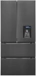 Exquisit FD490-160-WS-202E Stand Side-by-Side Kombination Frenchdoor, 83,6 cm breit,
