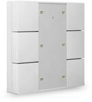 MDT Plus 55 Serie .02 KNX Taster, 6-fach, reinwei&szlig; matt (BE-TA55P6.02)