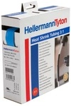 Hellermann HIS-3-3/1-PO-X-BU Warmschrumpfschlauch, 10m, 3:1, blau (308-30306)