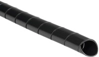 Hellermann 161-44200 Spiralschlauch, 10 mm - 100 mm, PA6V0, 30 m, schwarz
