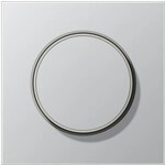 Jung Serie LS Abdeckung mit Drehknopf, aluminium (AL1740)