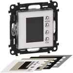 Legrand MyHome 752131 Thermostat mit Display, 2-modulig