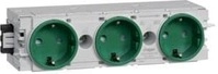 Hager GS30006029 Steckdose 3-fach Wago Steck-/Klemmtechnik, halogenfrei,...