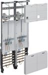 Hager ZK33X3T Komplettfeld, universZ, 2ZP, H=1050mm, 2-Feld, NRW, SH, MV,...