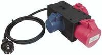 Benning 044147 Passiv-Messadapter 3fach 1phase/3phasen 16A/32A CEE 5polig/16A 3polig