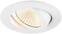 SLV NEW TRIA 68 Deckeneinbauleuchte, Dim-to-Warm 1800-3000K, 60&deg;, IP20, rund,...