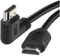 EMOS S10110 High Speed HDMI Kabel, 2.0 A Stecker, A Stecker 90&deg;, L&auml;nge 1,5m,