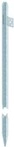 OBO Bettermann 213 1500 DIN Kreuzerder mit Anschlusslasche, 1,5 Meter (5003016)