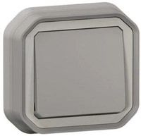 Legrand Plexo New Feuchtraum-Unterputz Wechselschalter 10 AX, Steckklemmen...