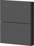 Theben iONprime PB 2R MBK 2-fach Wippe, Metall, schwarz (9080066)