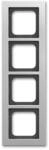 Busch-Jaeger 1724-276 Abdeckrahmen, Axcent, 4-fach Rahmen, titan (2CKA001754A4696)