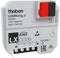 Theben LUXORliving J1 Jalousieaktor 1-fach, Unterputz, Smart Home, Rollladen,