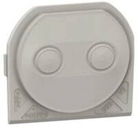 Legrand Plexo New 2-fach Kabeleinf&uuml;hrung, grau (069599L)