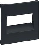 Legrand SEANO Abdeckung RJ45 f&uuml;r 1- und 2-fach Datendosen, anthrazit lackiert
