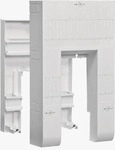 Hager KU8XCHE Zusatzraum mit 10+2+2 PLE f&uuml;r BKE-A mittig sitzend, universZ