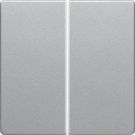 Berker 85142124 Taste, 2fach, Q.1/Q.3, alu samt, lackiert