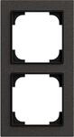 Busch-Jaeger 1722-4045 Abdeckrahmen, art linear, 2-fach, papierschwarz
