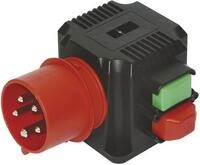 PCE CEE-Andockstecker 16A 5p 6h, mit Unterspannungsausl&ouml;sung, Schraubanschluss,