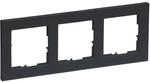 Legrand SEANO+ 3-fach Rahmen, 86x228mm, anthrazit lackiert (765483)