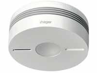 Hager TG551A Funk-Dualwarnmelder Komfort Q, IR- Alarmstopp, weiß