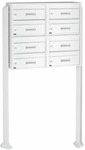 Burg W&auml;chter 82104 W Dual-Front, 8 in 4x Briefkasten-Anlage, zum Einbetonieren,