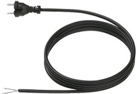Bachmann Zuleitung H07RN-F, 2x1,5, 3m, 24G/AEH, schwarz (248.185)