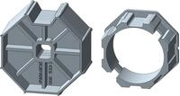 Rademacher AM45-SW70Adapter/Mitnehmer-Set f&uuml;r 70er Achtkantstahlwelle...