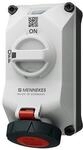 Mennekes Wandsteckdose DUOi, 16A, 5-Polig, 6h, 400V, IP69, wei&szlig; rot (5612506G)