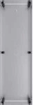 Hager Unterputz-Geh&auml;use f&uuml;r intercom mono, 6/8 Tasten, 415x130x55mm, Edelstahl