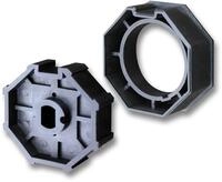 Schellenberg Rollladenmotor Adapter f&uuml;r 70 mm Rollladenwelle, 2-teilig (27700)
