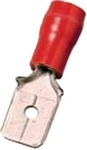 Intercable ICIQ128FS isolierter Flachstecker, 0,5-1,0mm&sup2;, 2,8x0,8mm, rot, 100...