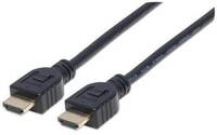 MANHATTAN HDMI Kabel mit Ethernetkanal f&uuml;r Wandinstallation, 8m