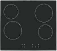 Exquisit EKC601-Rsw-020 Autarkes Glaskeramikkochfeld, 59 cm breit, TouchControl,
